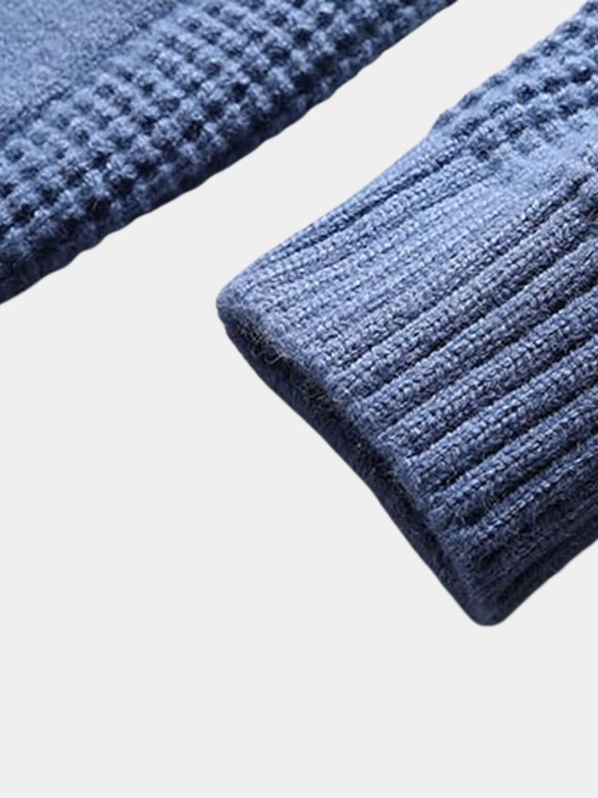 Sophisticated Winter Wool Cardigan — North Row | Close-Up