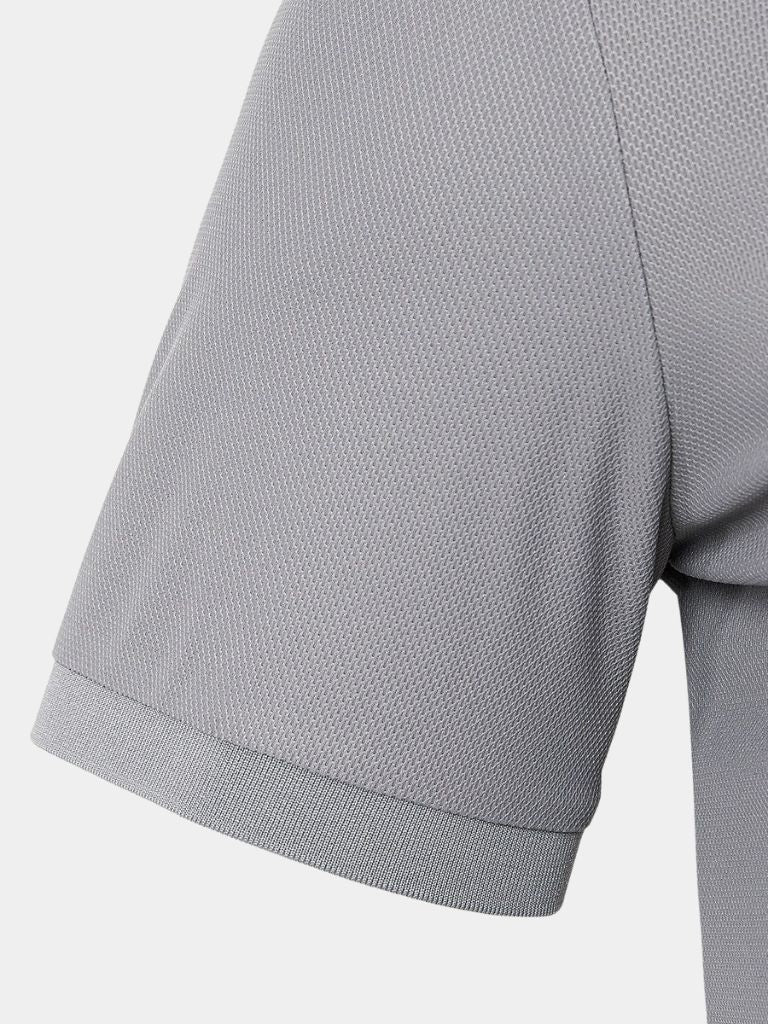 Steel Grey Polo — North Row | Worn Look