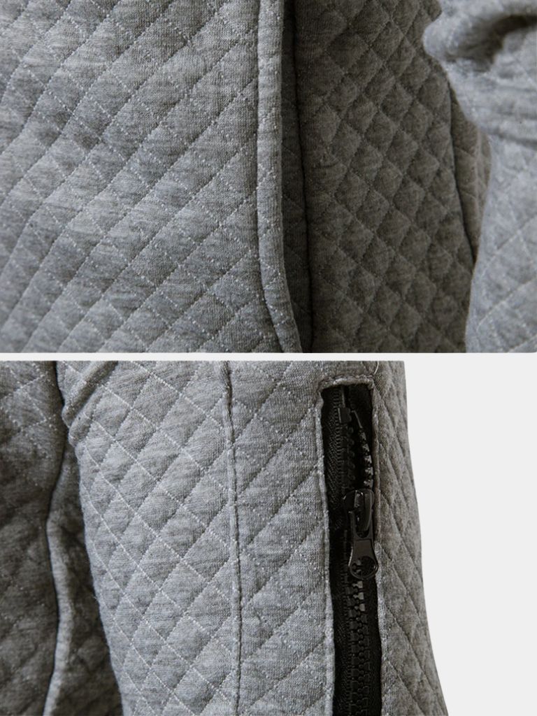 Textured Casual Bomber Jacket — North Row | Lifestyle