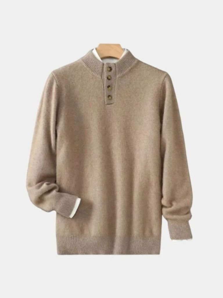 Timeless Luxe Cashmere Pullover — North Row | Side View