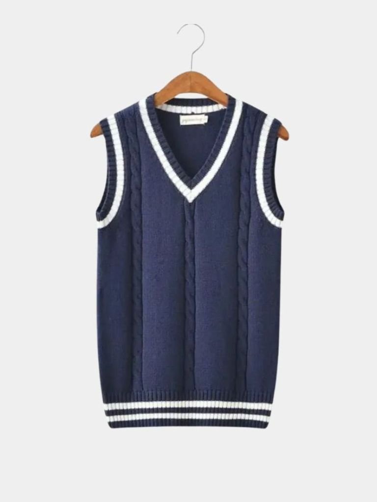 V Neck Elegant Knit Vest - North Row