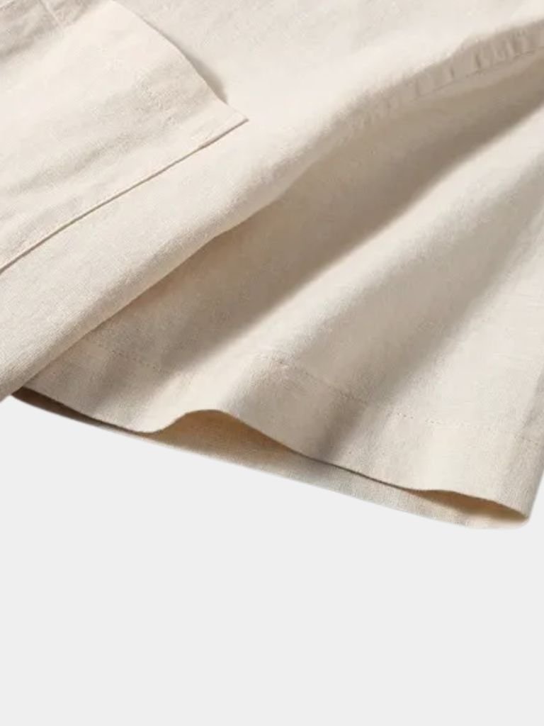 White Wellspring Linen T-Shirt — North Row | Worn Look