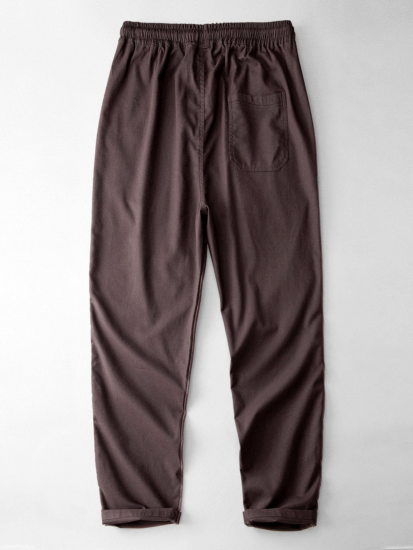 Straight Leg Linen Pants — North Row | Close-Up