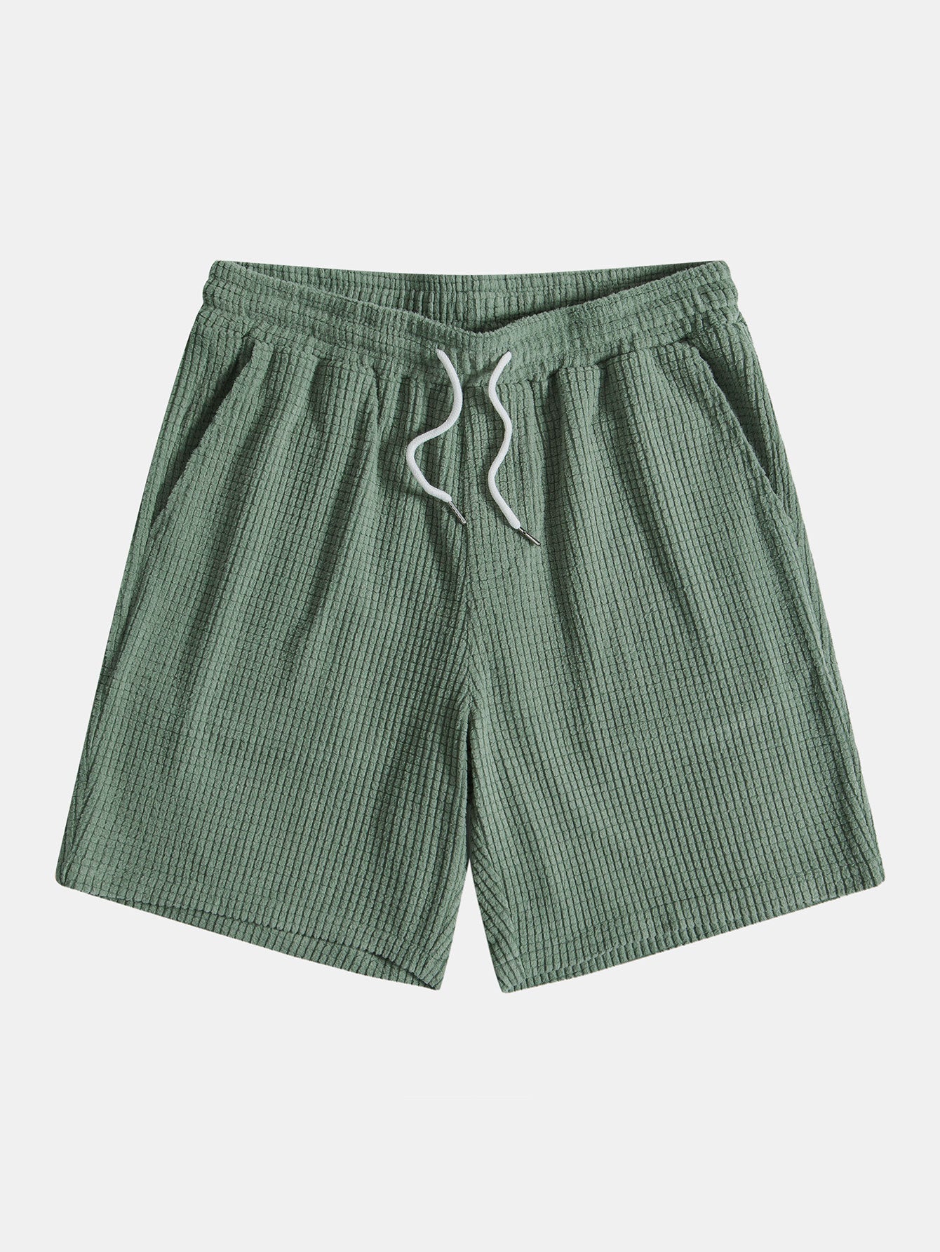 Waffle Button Up Shirt & Shorts — North Row | View 13
