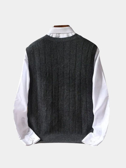 100% Merino Wool Pullover Sweater Vest - North Row