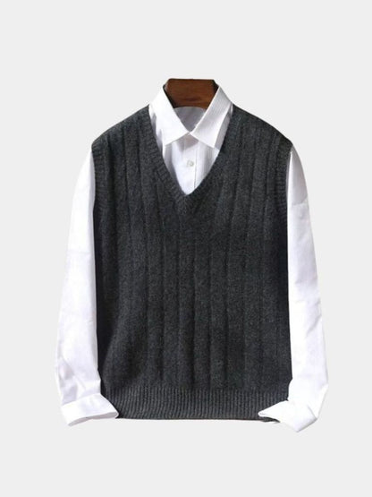 100% Merino Wool Pullover Sweater Vest - North Row