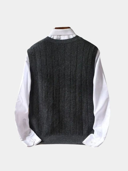 100% Merino Wool Pullover Sweater Vest - North Row