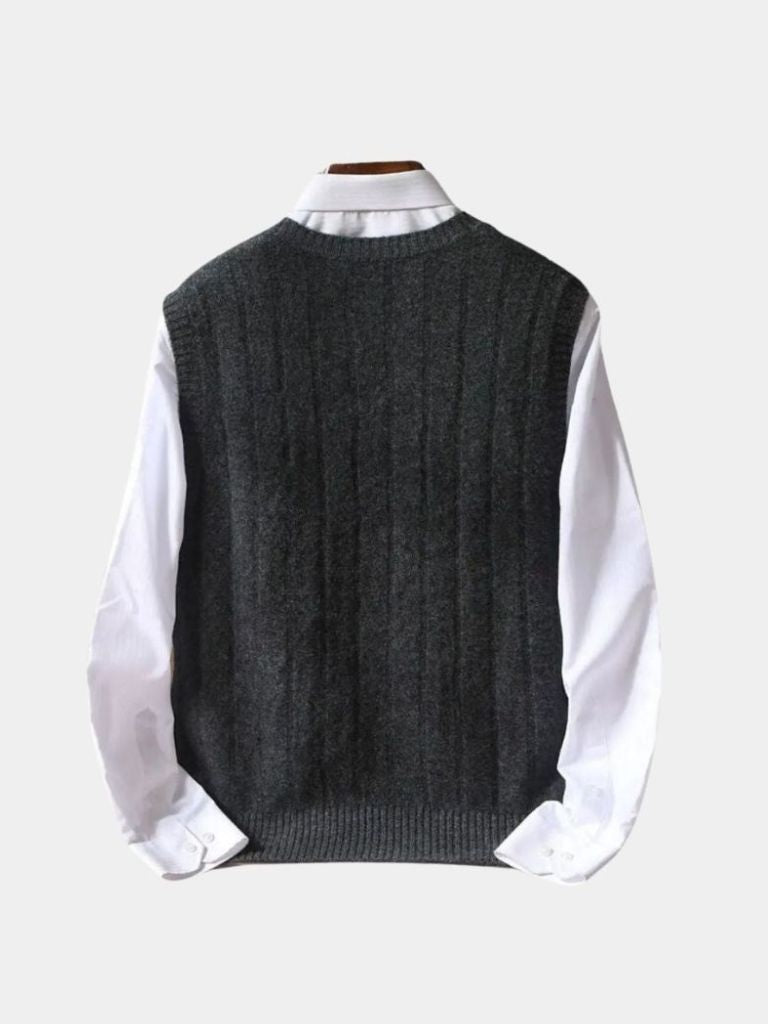 100% Merino Wool Pullover Sweater Vest - North Row