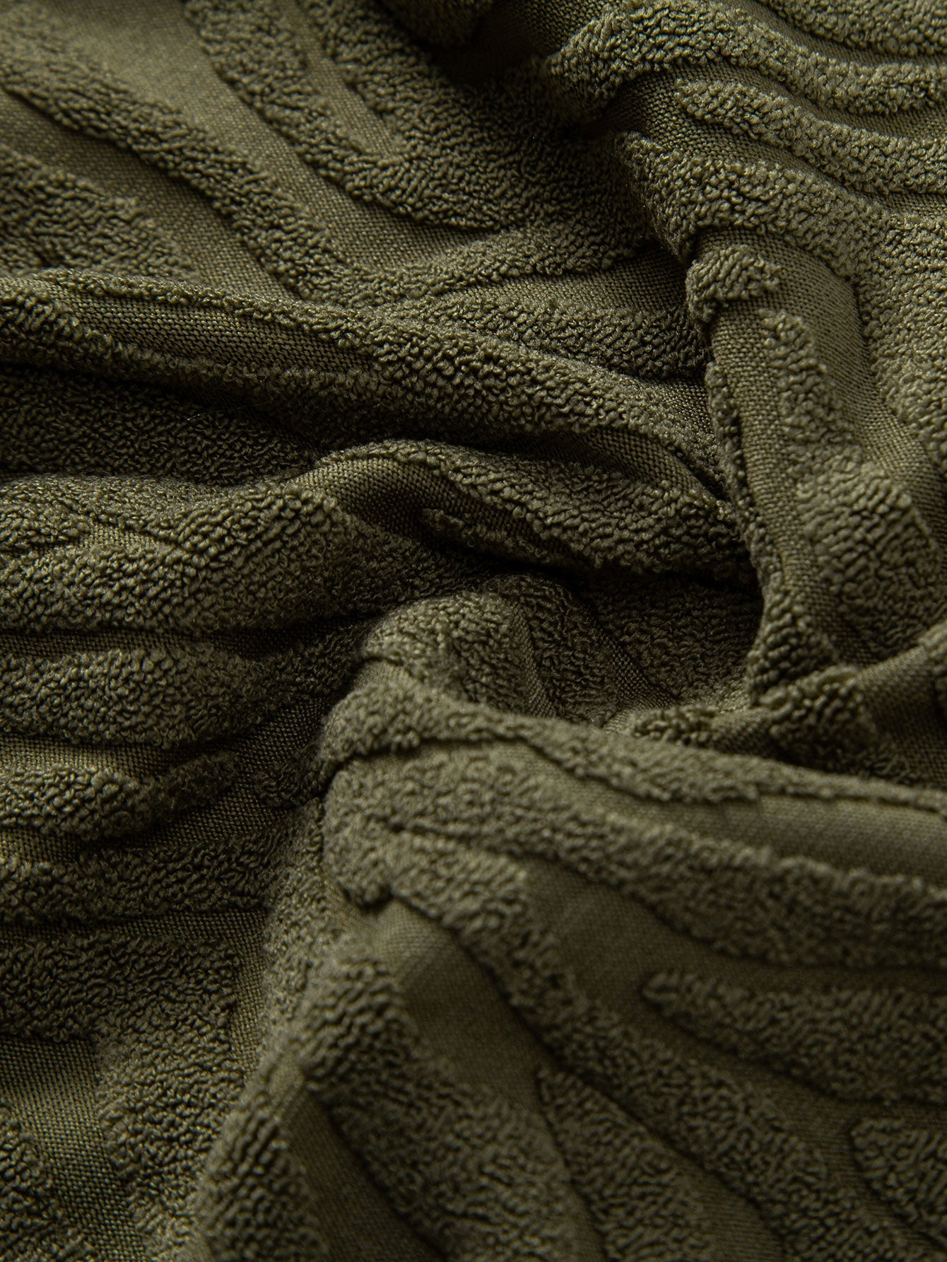 Animal Texture Terry Cuban Shirt & Shorts — North Row | View 16