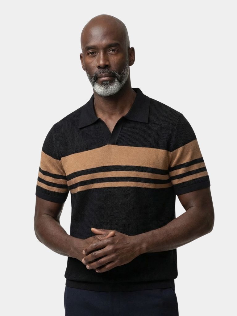 Caramel Lineage Polo — North Row | Front View