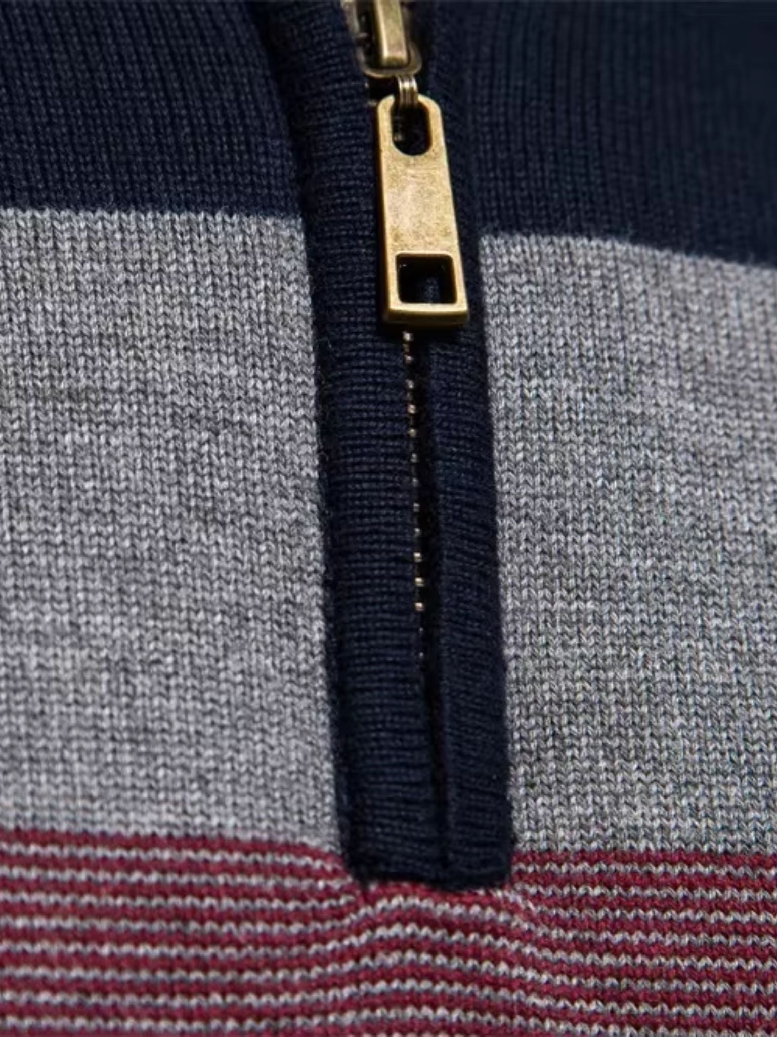 Minimalist High Collar Sweater — North Row | Detail View