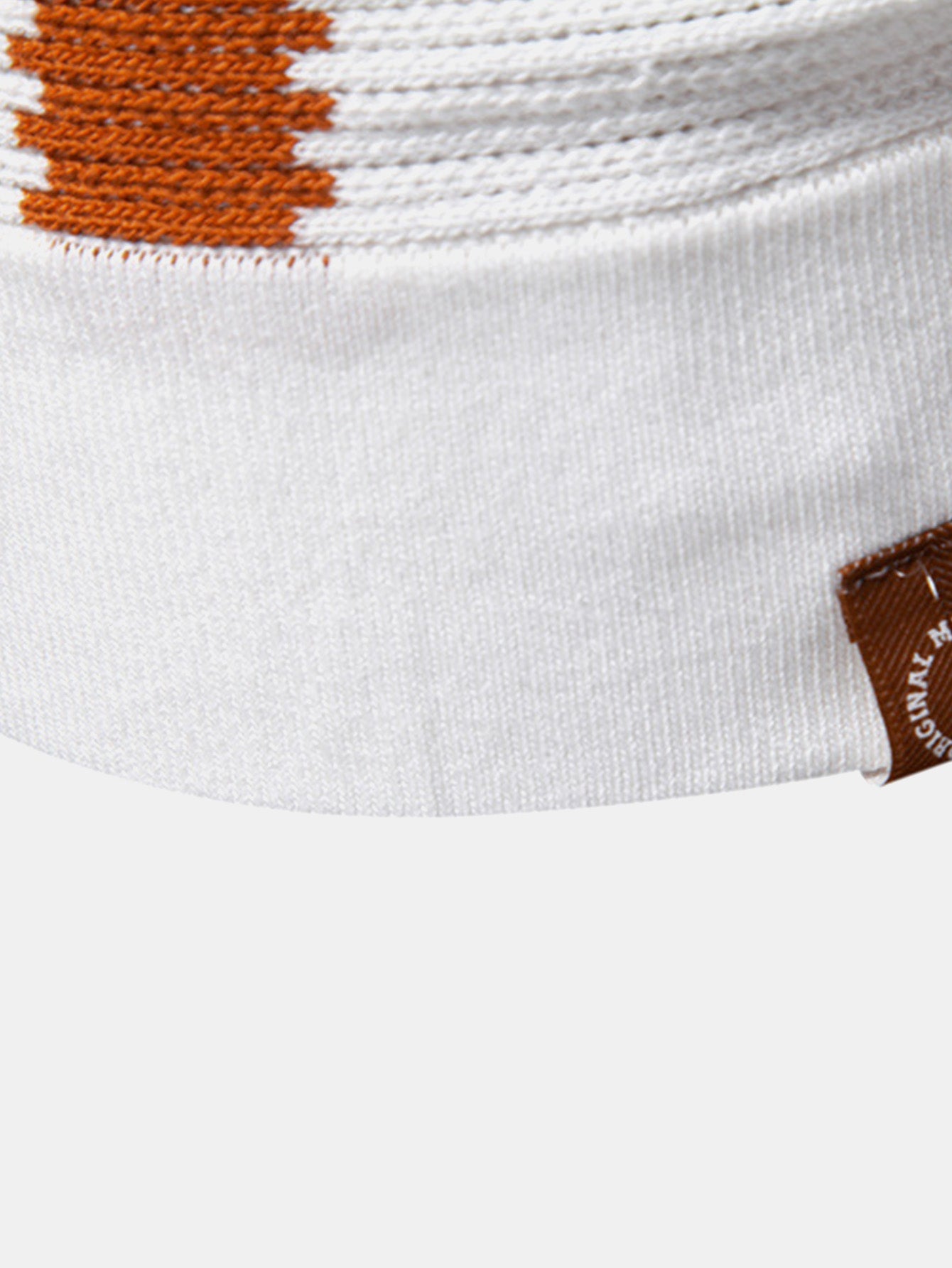 Stripe Knit V Neck Polo Shirt & Straight Leg Linen Pants — North Row | View 22
