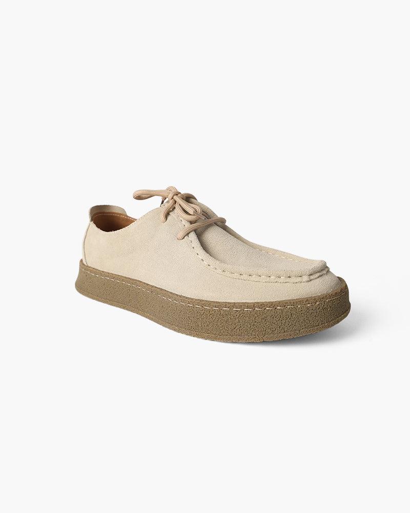 Premium Suede City Shoes — North Row | Texture Detail