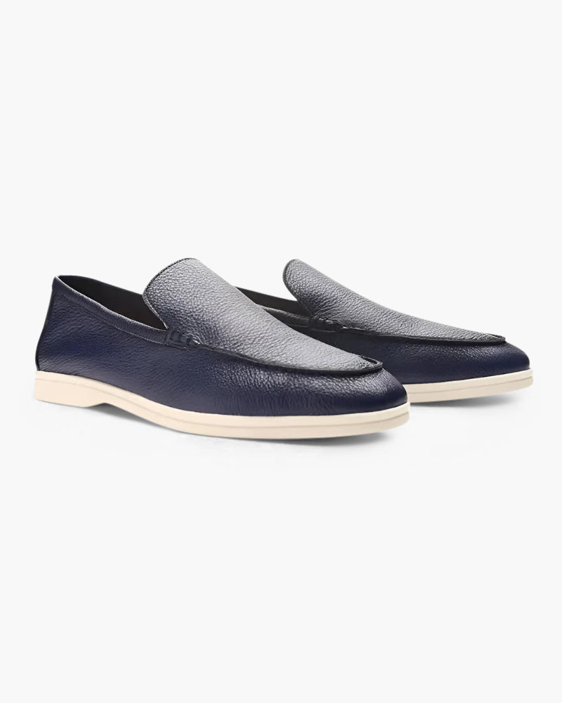 Cowhide Leather Loafers — North Row | Front View