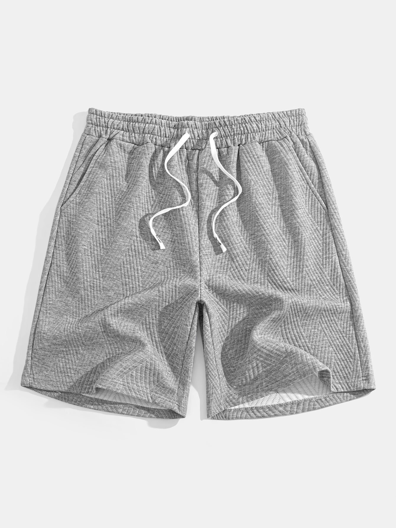 Striped Jacquard Sleeveless Hooded T-Shirt & Shorts — North Row | View 17