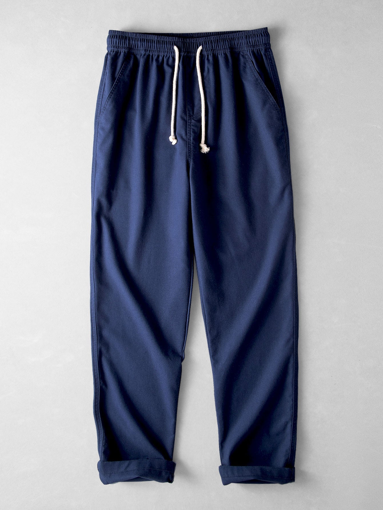 Straight Leg Linen Pants — North Row | Flat Lay