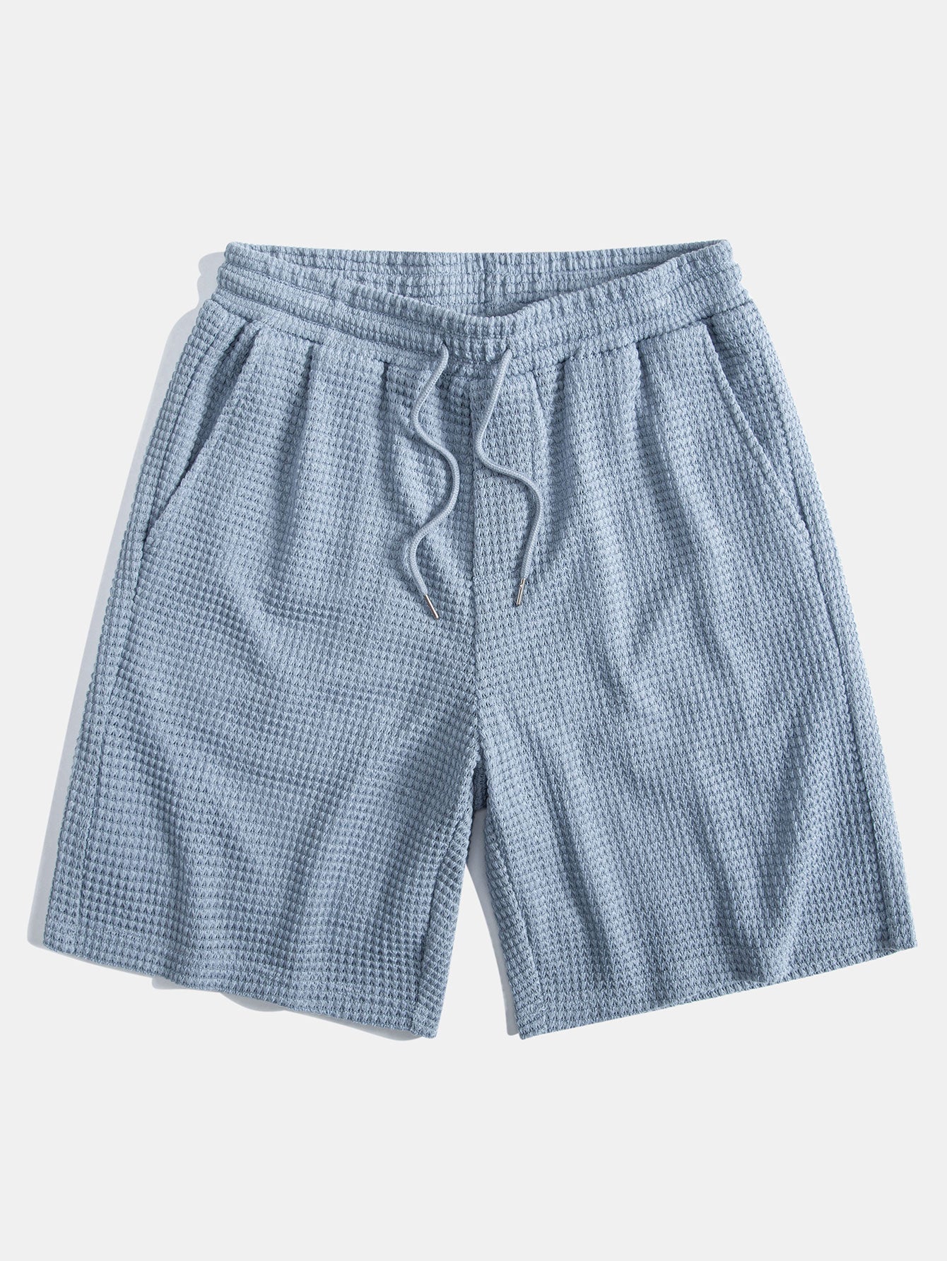 Waffle Textured Cuban Shirt & Shorts — North Row | Texture Detail