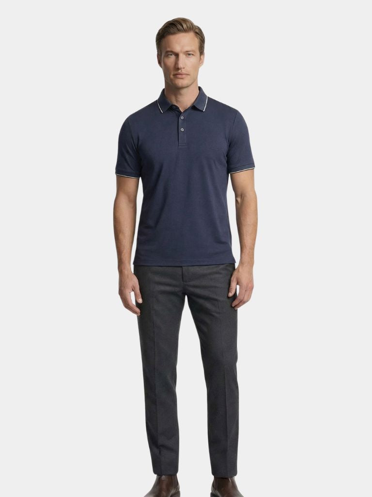 Oxford Polo Shirt — North Row | Back View