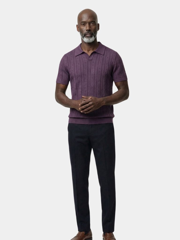 Classic Fit Business Polo Shirt — North Row | Back View