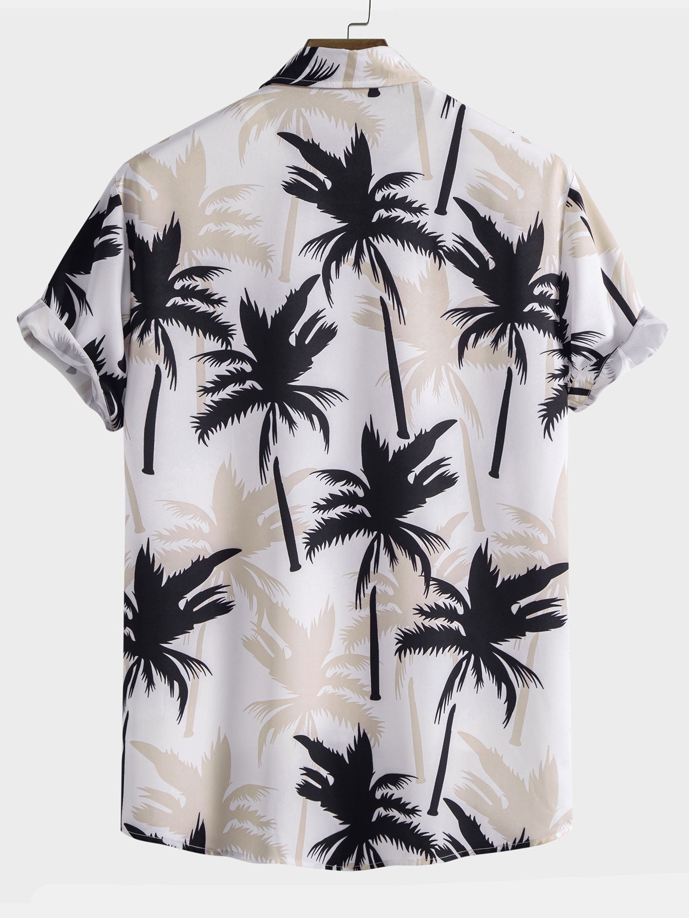 Palm Tree Print Button Up Shirt & Swim Shorts — North Row | Worn Look