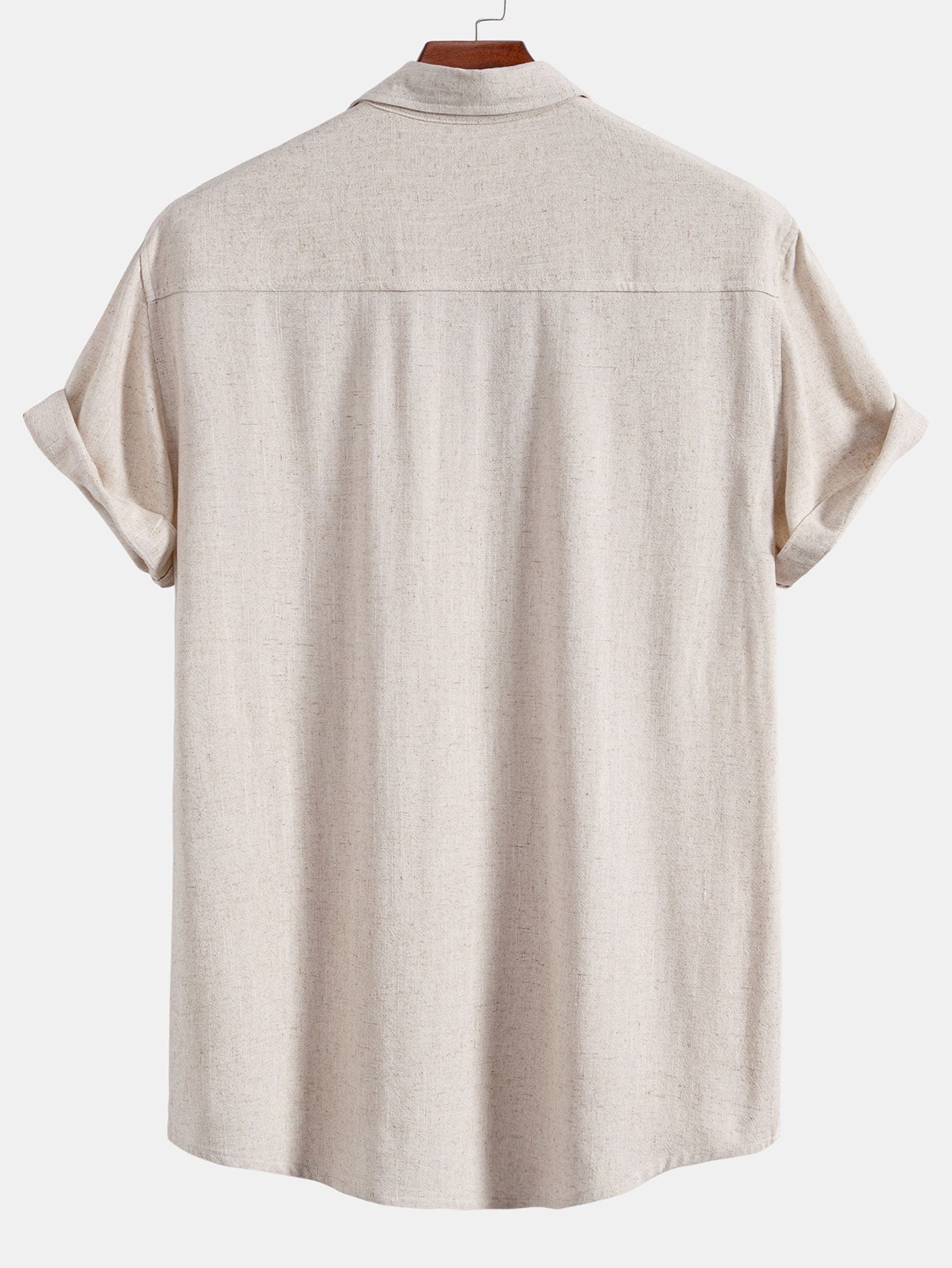 Linen Rayon Blend Pocket Utility Shirt & Straight Leg Linen Pants — North Row | Lifestyle