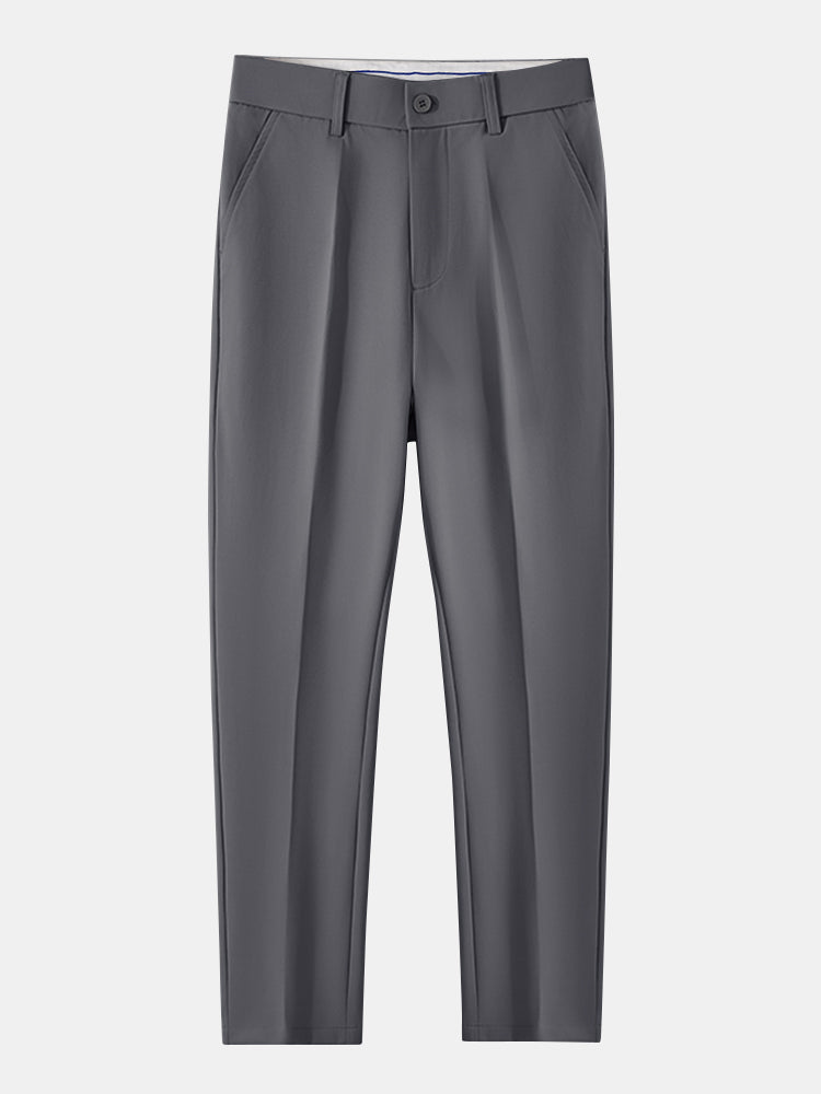 Slim Fit Tapered Trousers — North Row | View 19