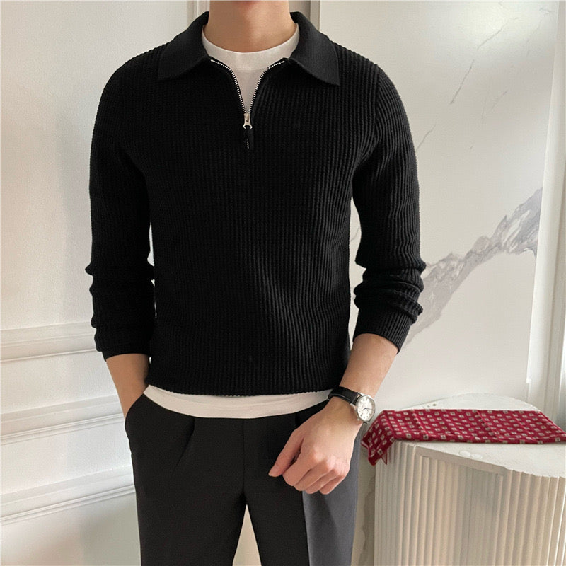 Gonjo Zipped Sweater — North Row | View 19