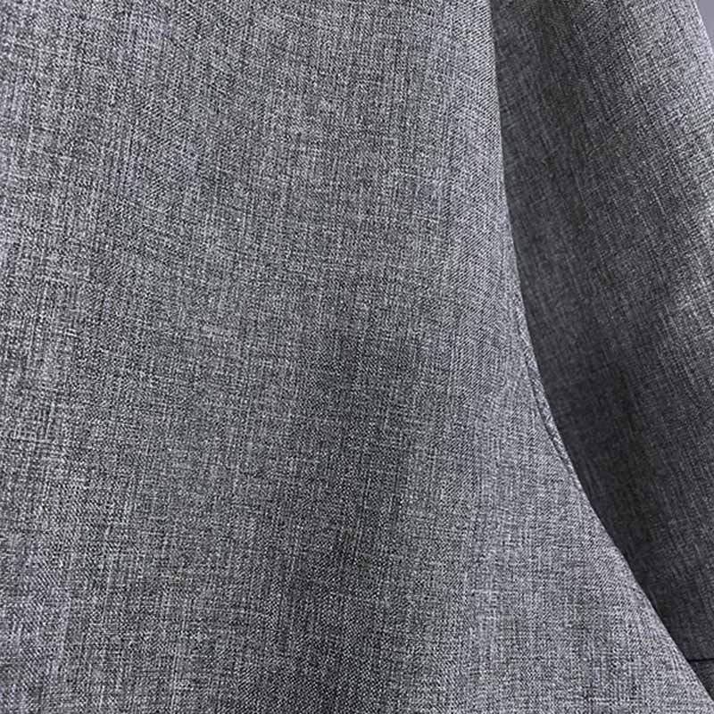 【24-hour shipping out】Men's Solid Color Lapel Cotton Linen Short Sleeve Shirt 82339241X — North Row | View 13