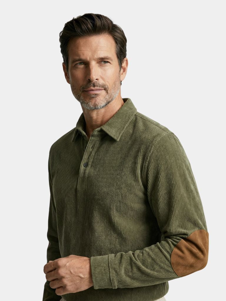 Westmoor Corduroy Polo — North Row | Side View