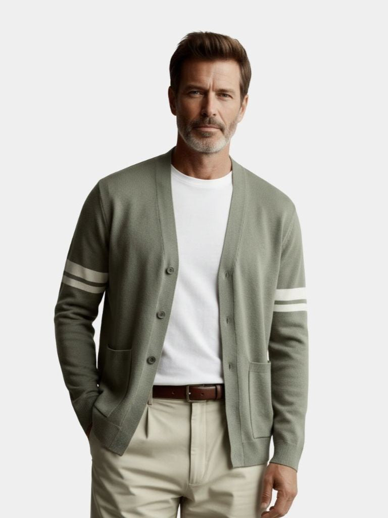 Duke Knit Cardigan — North Row | Front View