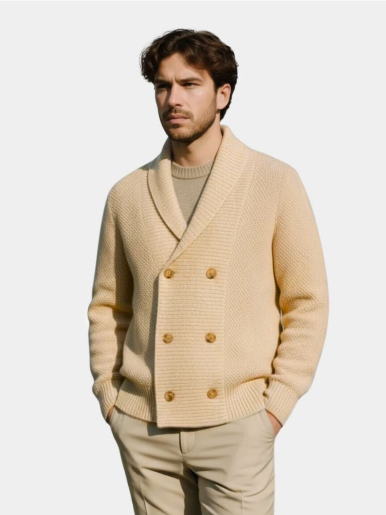 British Elegant Knit Cardigan — North Row | Front View