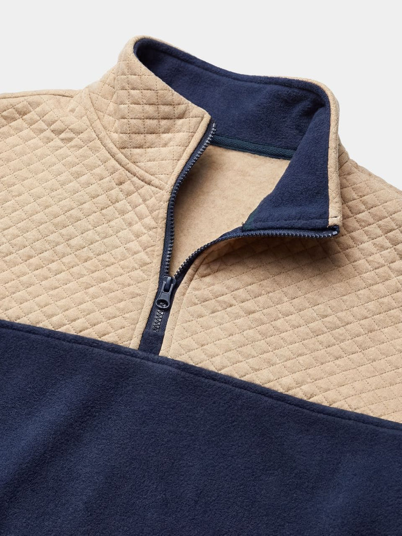 Cambridge Dual-Tone Winter Pullover — North Row | Side View