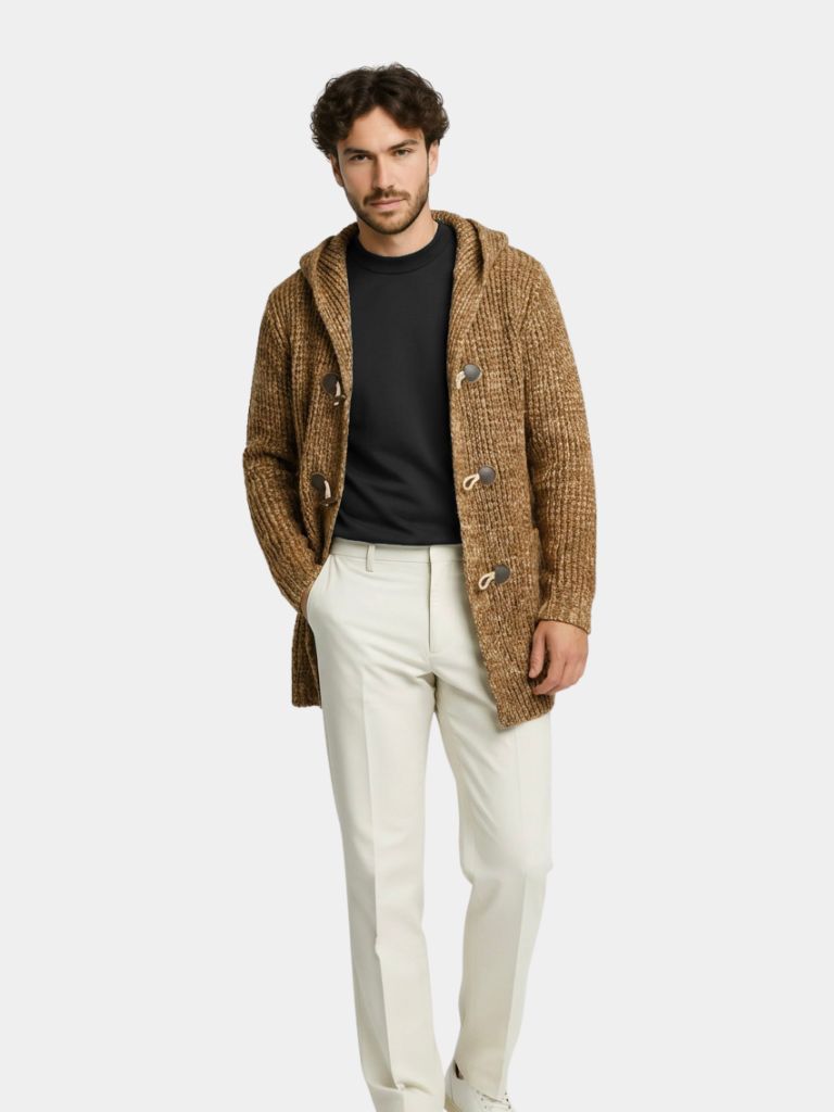 Himalaya Knit Hooded Jacket — North Row | Back View