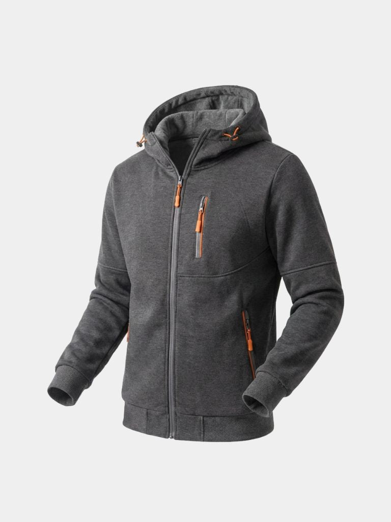 Outland Utility Zip Hoodie — North Row | Side View