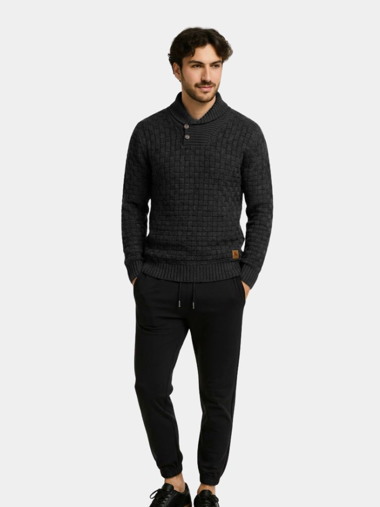 Tailored Knitwear Pullover — North Row | Side View