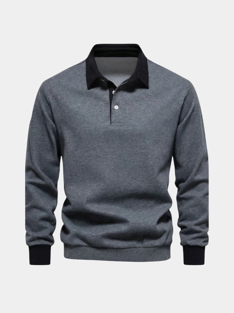 Old Money Essential Polo Shirt — North Row | Texture Detail