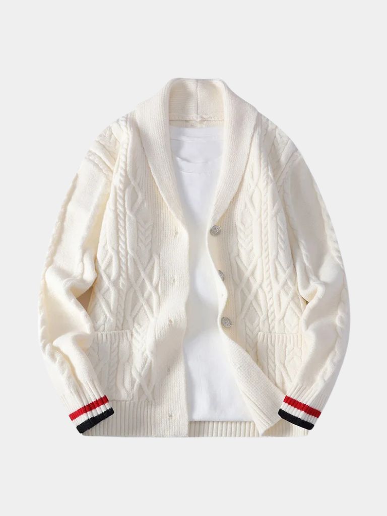 Academy Shawl-Neck Knit — North Row | Front View