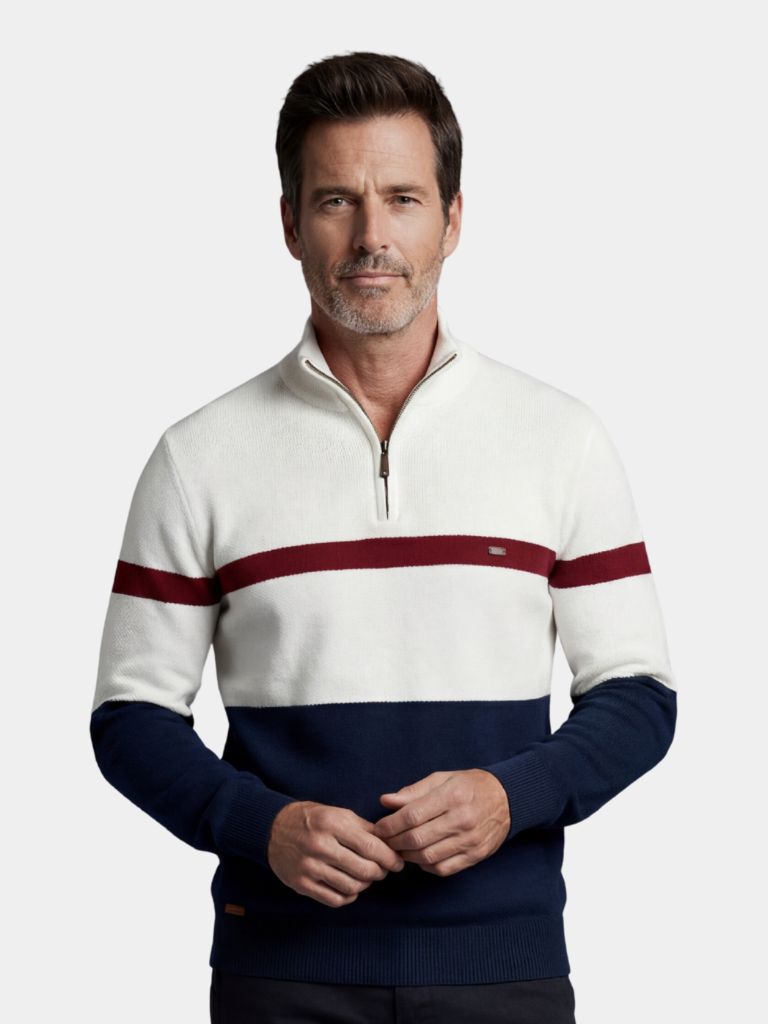 Quarter-Zip Jumper Sweater — North Row | Front View