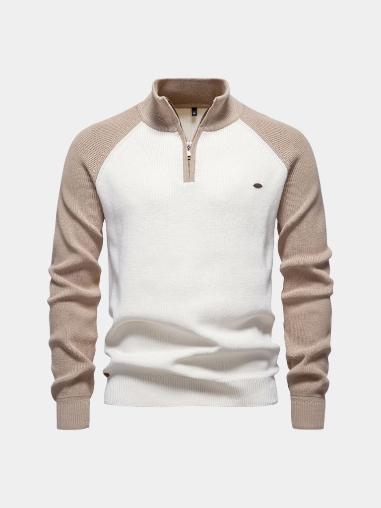Apex Sport-Luxe Quarter Zip — North Row | Side View
