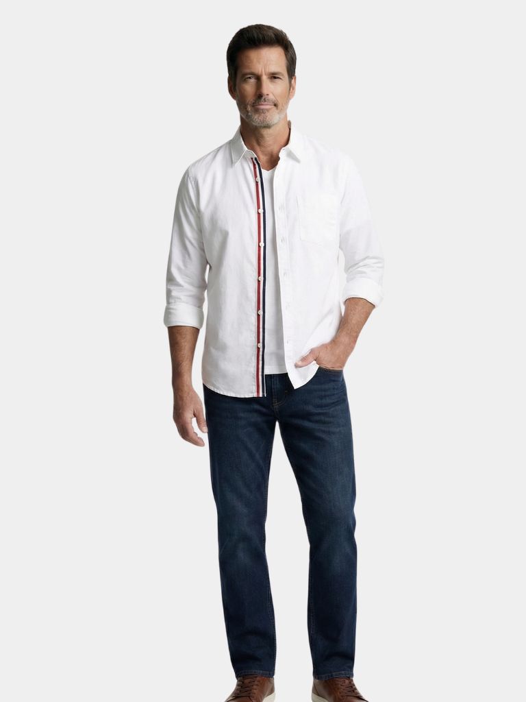 Vince Linen Shirt — North Row | Back View