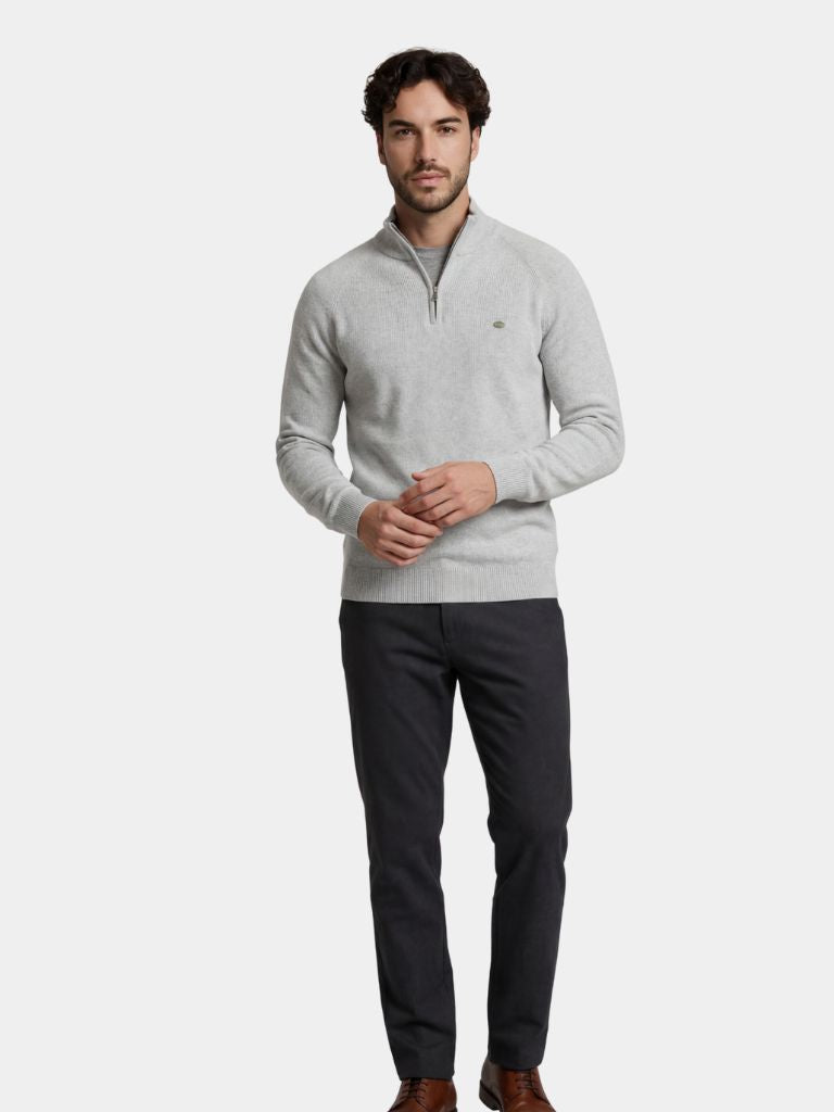 Elegant Quarter Zip Sweater — North Row | Side View