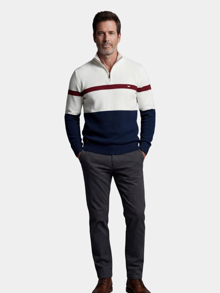 Quarter-Zip Jumper Sweater — North Row | Side View