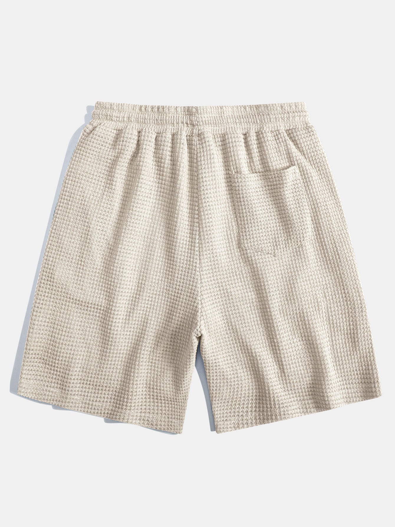 Waffle Textured Cuban Shirt & Shorts — North Row | Flat Lay