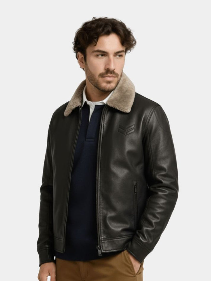 Highland Shearling Jacket — North Row | Side View