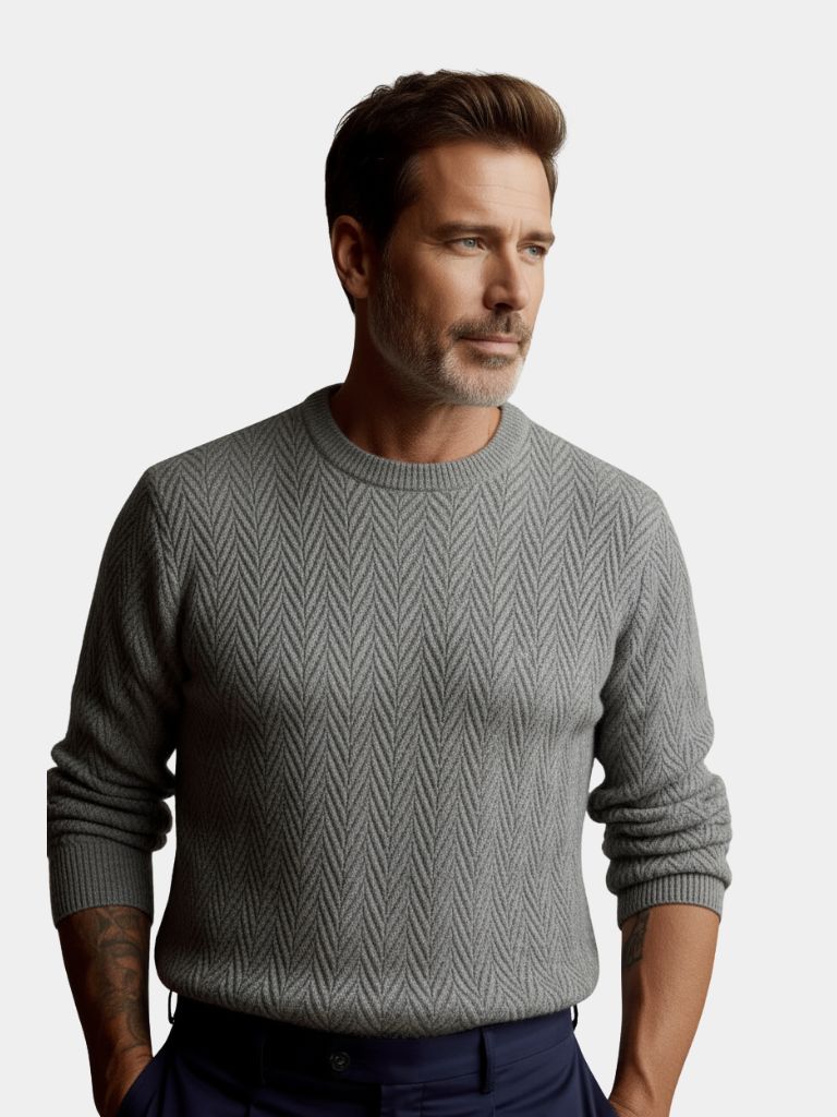 Essential Wool Sweater — North Row | Front View