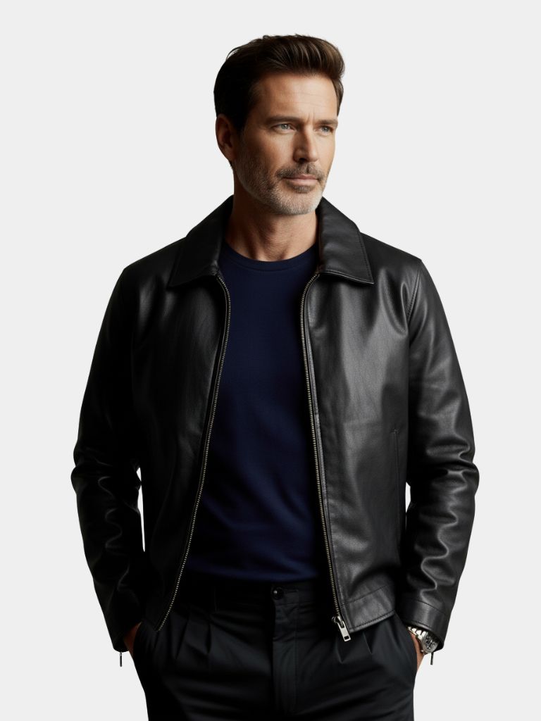 Denver Leather Jacket — North Row | Side View
