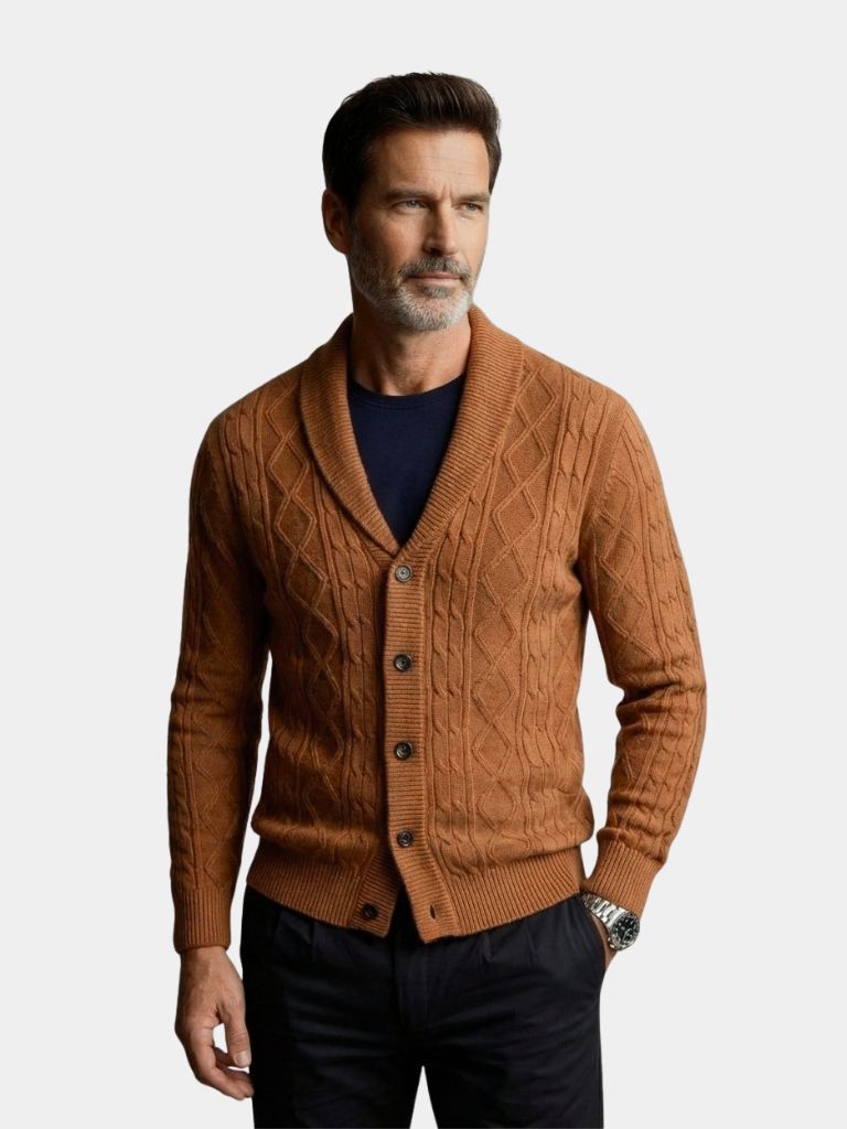 Minimalist Cardigan — North Row | Front View