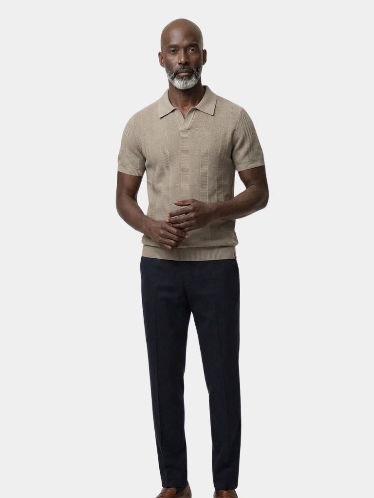Beige Ancien Polo — North Row | Back View