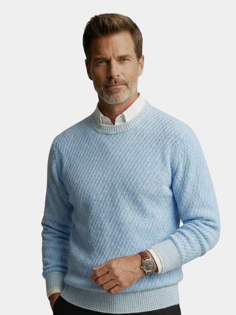 Skyline Cashmere Knit — North Row | Side View