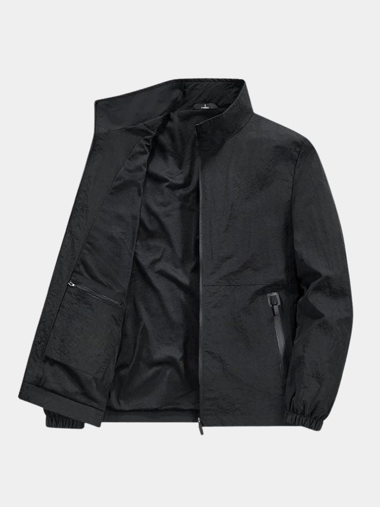 Modern Utility Zip Jacket — North Row | Front View